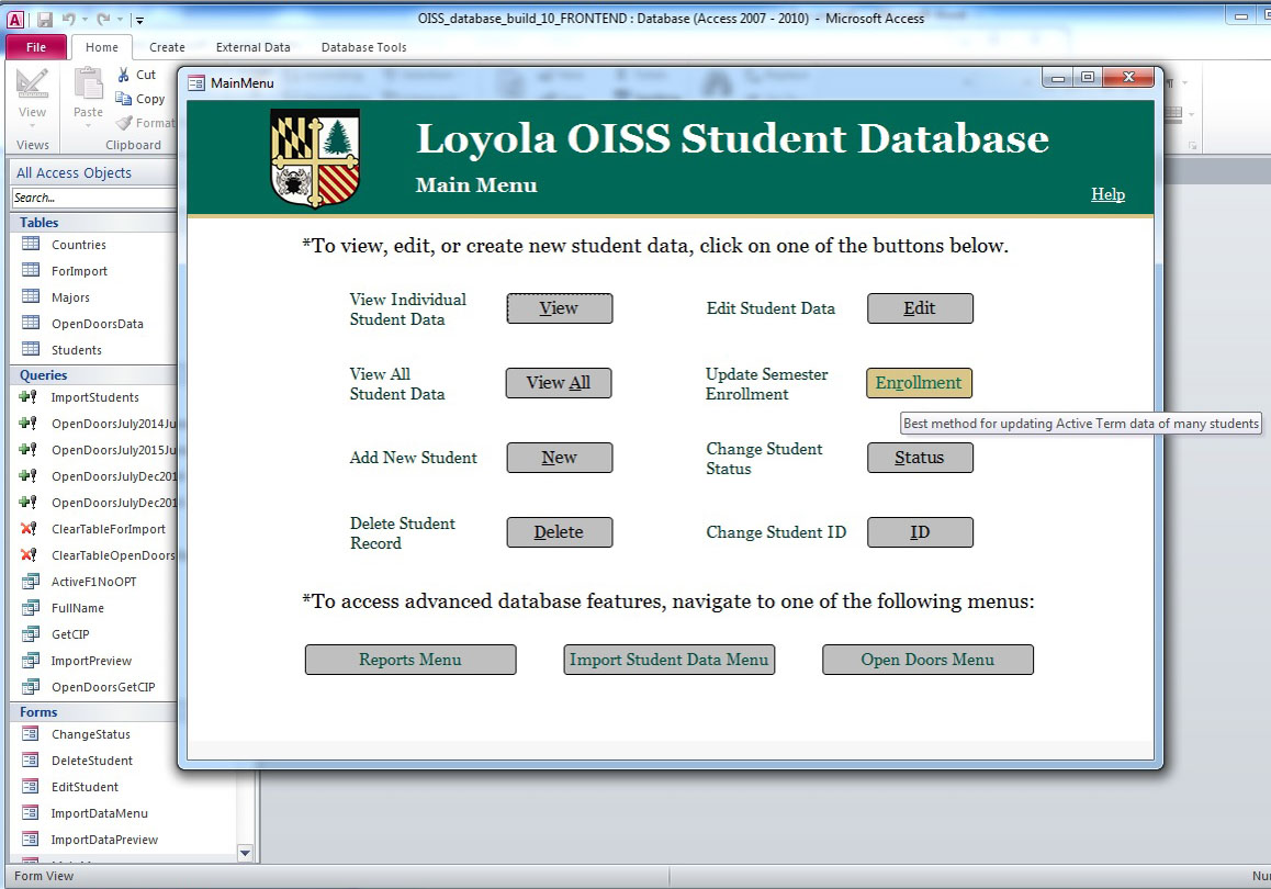 Loyola Database